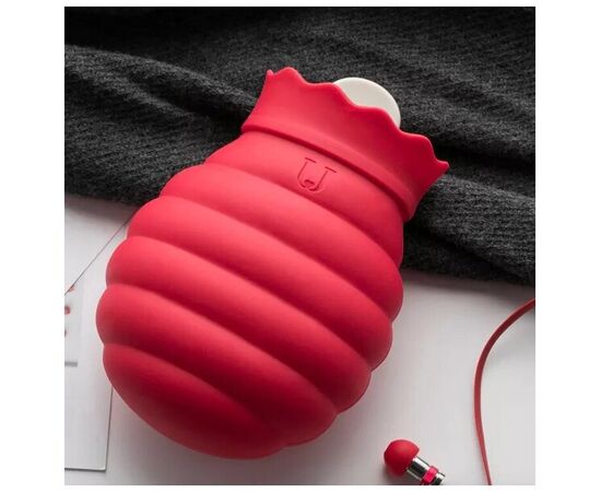  Грелка силиконовая Xiaomi Jotun Judy красная 10x5,8x15  313ml 