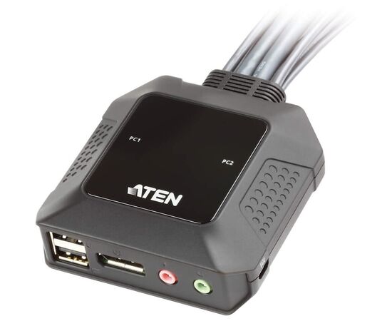  KVM-переключатель Aten CS22DP-AT 2 port USB DP KVM Switch 
