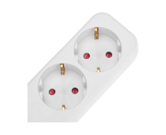  Удлинитель Rexant Standard 13-4032 5 гнезд, 3м, 3х1,0мм², с/з, с выключателем, белый 