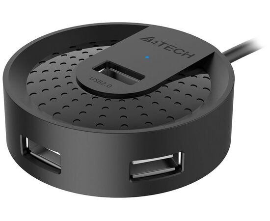 Разветвитель A4Tech HUB-20 USB 2.0 4 ports черный 
