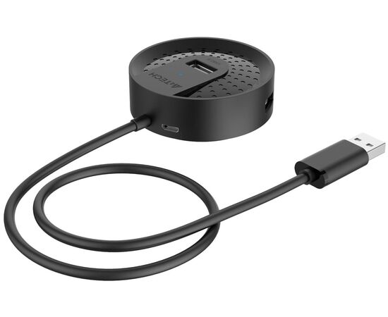 Разветвитель A4Tech HUB-20 USB 2.0 4 ports черный 