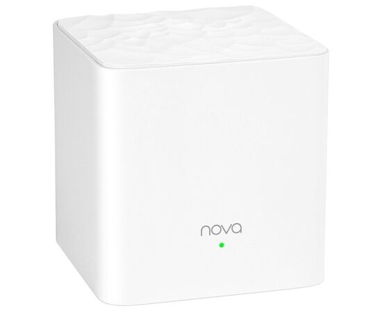  TENDA NOVA MW3-2, Mesh система из двух Wi-Fi роутеров AC1200 Dual-Band, 867Mbps at 5GHz + 300Mbps at 2.4GHz, 802.11ac/a/b/g/n, 1 10/100 WAN + 4 10/100 LAN, 2 3dBi internal antennas 