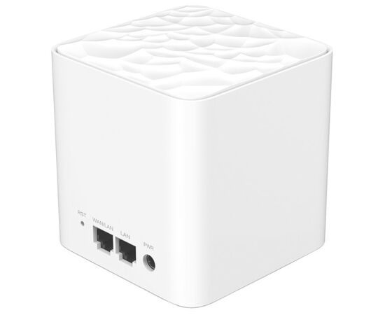  TENDA NOVA MW3-2, Mesh система из двух Wi-Fi роутеров AC1200 Dual-Band, 867Mbps at 5GHz + 300Mbps at 2.4GHz, 802.11ac/a/b/g/n, 1 10/100 WAN + 4 10/100 LAN, 2 3dBi internal antennas 