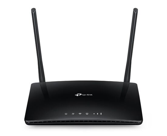  TP-LINK Archer MR200, AC750 Dual Band 4G LTE/3G Wi-Fi Роутер, Internal LTE/3G Modem, SIM card slot, 2.4GHz/5GHz, 802.11ac/a/b/g/n,1 10/100M WAN/LAN + 3 10/100M LAN, two external Antennas 