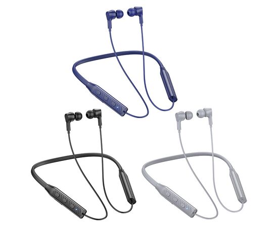  Наушники внутриканальные Borofone BE59 Rhythm, bluetooth 5.3, цвет: синий (1/90) 