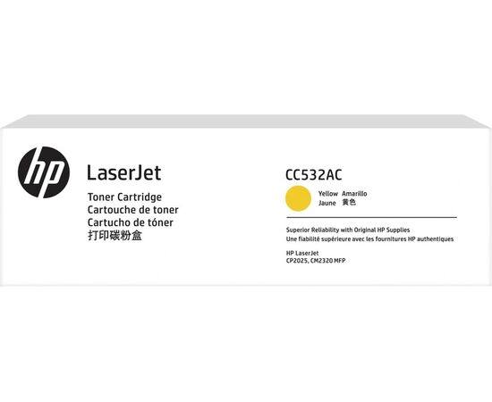  Контрактный Тонер-картридж HP 304A CC532AC Ylw Contract LJ Toner Cartridge 