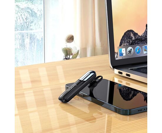  Гарнитура bluetooth HOCO E57 Essential, Bluetooth, 170 мАч, черный, Hands-free 