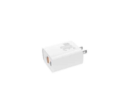  СЗУ Celebrat C-S1 EU PD+QC3.0 30W Travel Charger, белый 