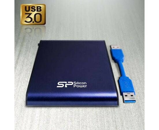  Внешний HDD  Siliсon Power  1 TB  A80  Armor синий, 2.5", USB 3.0 