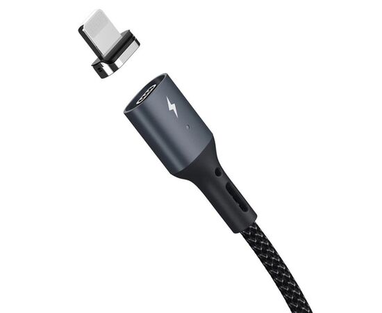  Кабель USB REMAX RC-156i Cigan USB - Lightning магнитный, 3A, 1 м, черный 