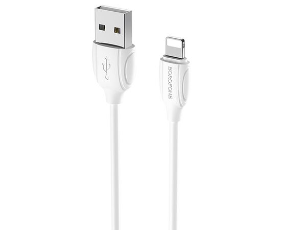  Кабель USB BOROFONE BX19 Benefit USB - Lightning, 1.3А, 1 м, белый 