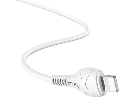  Кабель USB HOCO X37 Cool USB - Lightning, 2.4А, 1 м, белый 