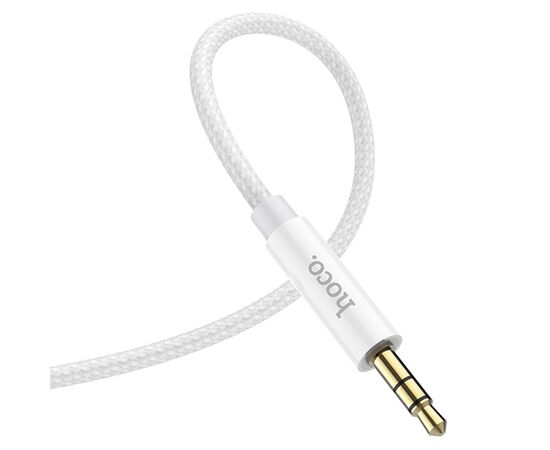  Аудиокабель HOCO UPA19 AUX Jack 3.5 (m) - Lightning (m), 1 м, серебристый 