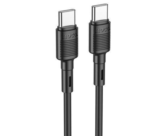  Кабель USB-C HOCO X83 Victory Type-C - Type-C, 60W, 1 м, черный 