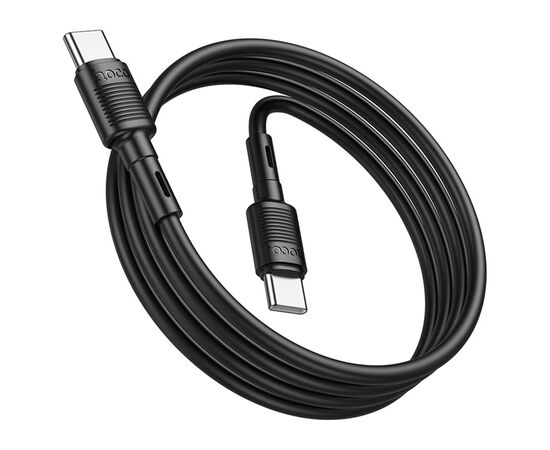  Кабель USB-C HOCO X83 Victory Type-C - Type-C, 60W, 1 м, черный 