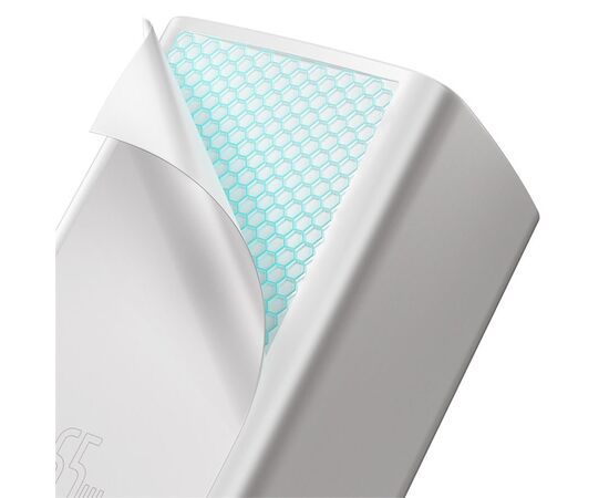  Сетевое зарядное устройство BASEUS GaN2 lite 1xUSB + 1xUSB-C, 3A, 65W, белый 