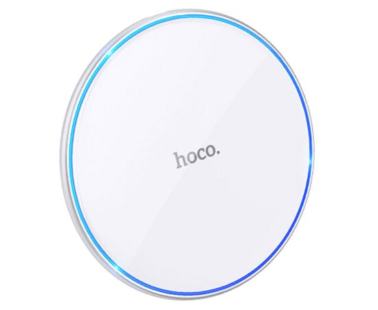  Беспроводное зарядное устройство HOCO CW6 Pro Easy с Кабелем USB - Type-C, 2A, 5W/7.5W/10W/15W, белый 