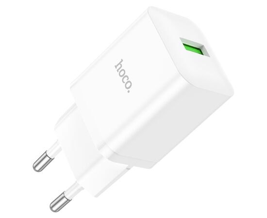 Сетевое зарядное устройство HOCO N26 Maxim 1xUSB, 3.0A, 18W, белый 
