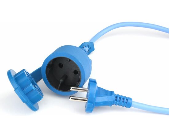  Сетевой удлинитель Power cube PC-2F-R-30(IP) 30м 1 розетка синий (коробка) 