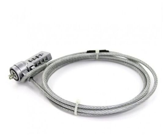  Тросик для ноутбука CBR Kensington Lock (CL-05) кодовый замок, 1м, RTL (00000000175) 