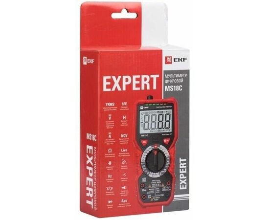  Мультиметр EKF MS18C Expert (In-180701-pm18C) цифровой 