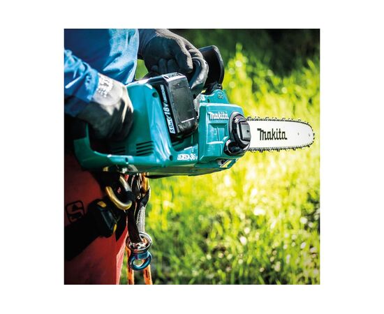  Пила цепная аккуммуляторная Makita DUC353CT2 2x18В, 14"/35см, 3/8", 1,1мм, 20м/с, XPT, (2xBL1850B, DC18SH) 