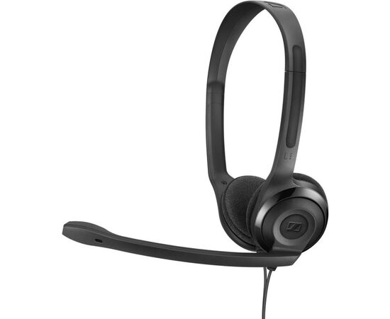  Гарнитура EPOS Sennheiser PC 5 CHAT,  накладная закрытая 42-17000Гц, 2м,  4-контактный jack 3.5мм, 95дБ подвижный микрофон, круговая диаграмма 