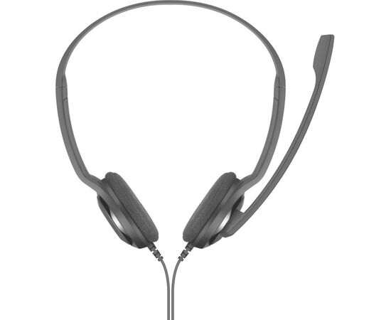  Гарнитура EPOS Sennheiser PC 5 CHAT,  накладная закрытая 42-17000Гц, 2м,  4-контактный jack 3.5мм, 95дБ подвижный микрофон, круговая диаграмма 