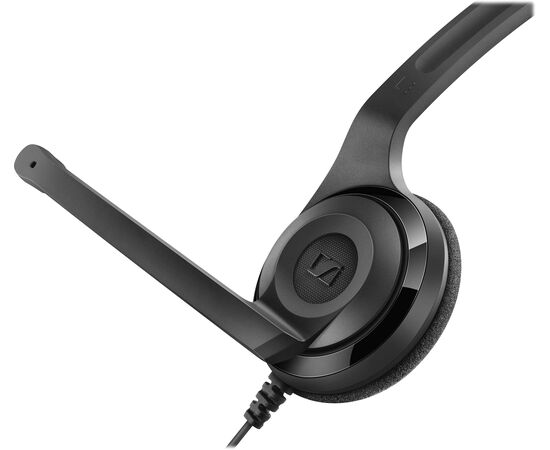  Гарнитура EPOS Sennheiser PC 5 CHAT,  накладная закрытая 42-17000Гц, 2м,  4-контактный jack 3.5мм, 95дБ подвижный микрофон, круговая диаграмма 