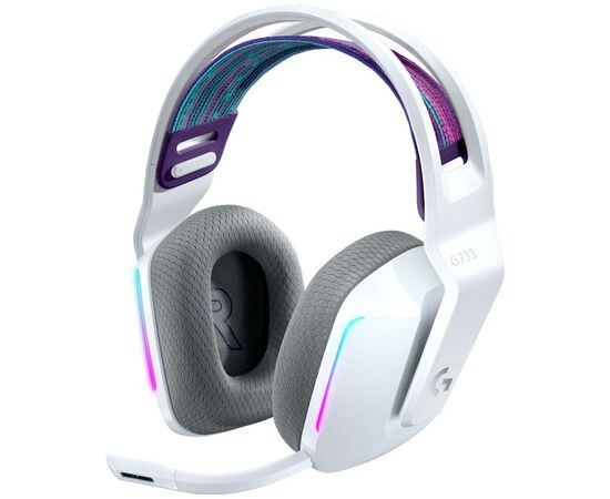  Гарнитура Logitech 981-000883 G733 Headset Lightspeed Wireless RGB Gaming White Retail 