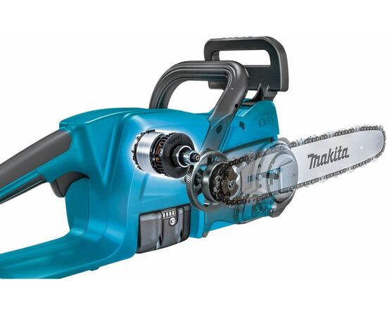  Пила цепная аккуммуляторная Makita DUC357SF 18В, 610Вт, 14"/35см, 3/8", 1,1мм, 7.7м/с, XPT, (BL1830B, DC18SD) 