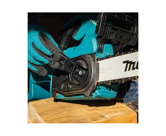  Пила цепная аккуммуляторная Makita DUC357SF 18В, 610Вт, 14"/35см, 3/8", 1,1мм, 7.7м/с, XPT, (BL1830B, DC18SD) 