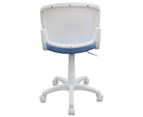  Кресло детское Бюрократ CH-W296NX/26-24 спинка сетка белый TW-15 сиденье голубой 26-24 