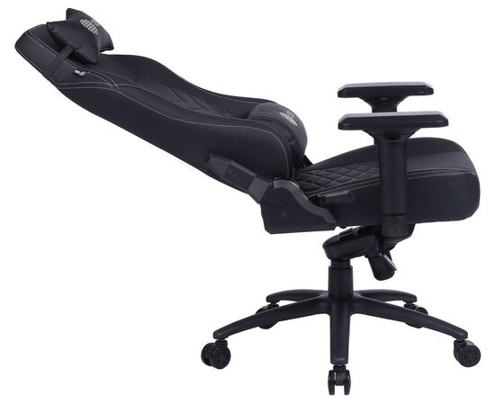  Кресло игровое Cactus CS-CHR-0112BL черный с подголов. 