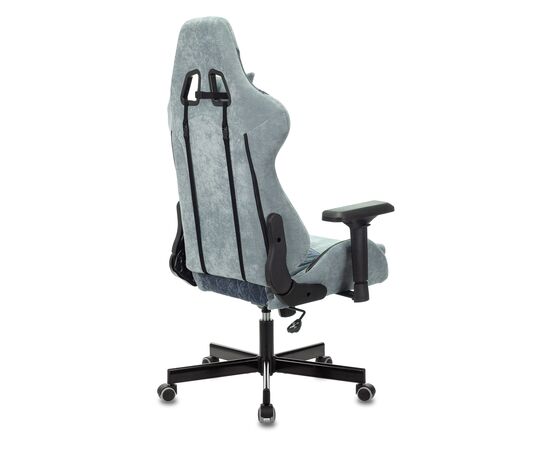  Кресло Zombie Viking 7 Knight BL Fabric текстиль/эко.кожа синий 