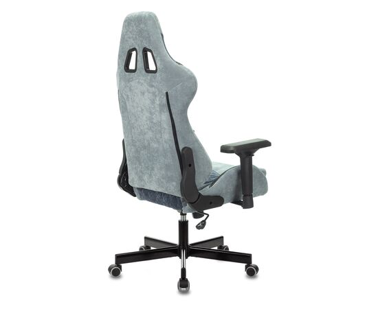  Кресло Zombie Viking 7 Knight BL Fabric текстиль/эко.кожа синий 