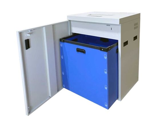  Шредер Office Kit S1650 3,9х35 белый (секр.P-4) фрагменты 35лист. 165лтр. скрепки скобы пл.карты CD 