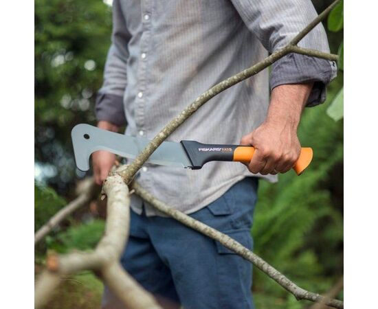  Топор Fiskars WoodXpert XA3 малый черный/оранжевый (1003609) 