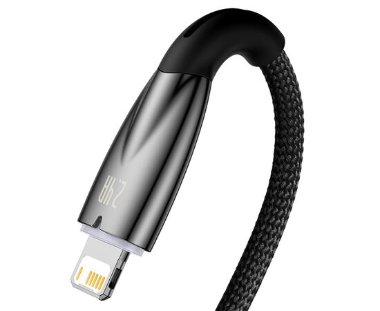  Кабель USB BASEUS Glimmer Series USB - Lightning, 2.4А, 12W, 2 м, черный 