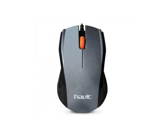  Мышка проводная HAVIT HV-MS689 USB 1200 DPI Серая 