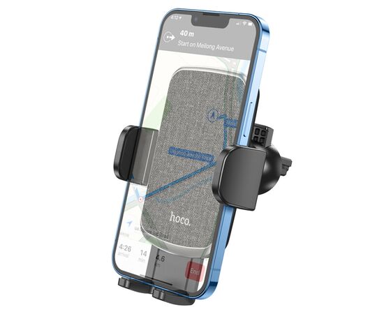  Автомобильный держатель HOCO CA94 Polaris push-type air outlet, black 