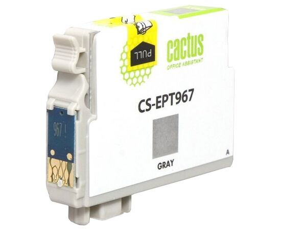  Картридж струйный Cactus CS-EPT967 серый для Epson Stylus Photo R2880 (13ml) 