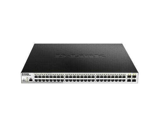  Коммутатор D-Link DGS-1210-52MPP/ME/B1A  черный 