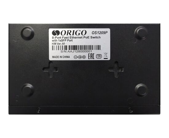  Коммутатор ORIGO OS1209P/A1A 8x100Base-TX PoE+, 1x1000Base-X SFP 