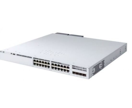  Коммутатор CISCO Catalyst 9300L (C9300L-24P-4G-A) 24-port 1G copper with fixed 4x1Gb SFP uplinks, PoE+, DNA Network Advantage Lic 