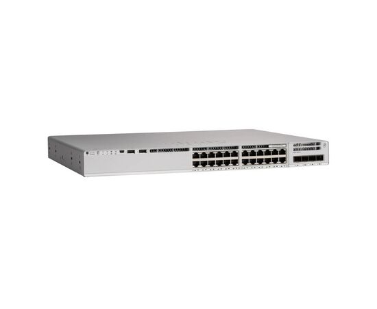  Коммутатор CISCO Catalyst 9300L (C9300L-24P-4G-A) 24-port 1G copper with fixed 4x1Gb SFP uplinks, PoE+, DNA Network Advantage Lic 