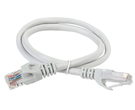  Патч-корд ITK PC01-C5EU-5M кат.5E UTP 5м серый 