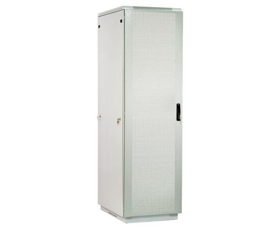  Шкаф коммутационный ЦМО ШТК-М-42.6.10-4ААА напольный 42U 600x1020мм пер.дв.перфор. серый 