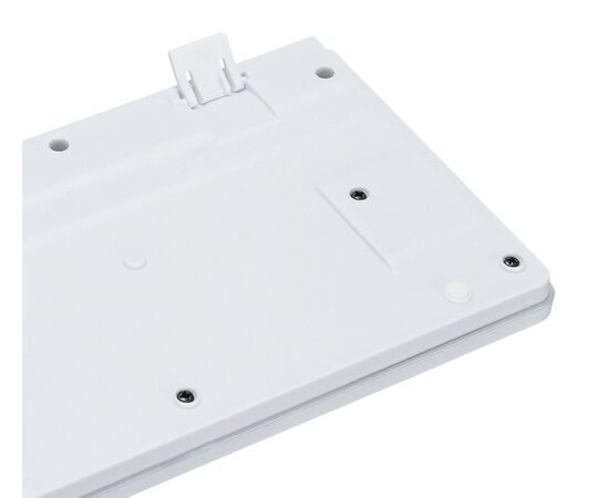  Клавиатура Oklick 420MRL белый USB slim Multimedia LED 