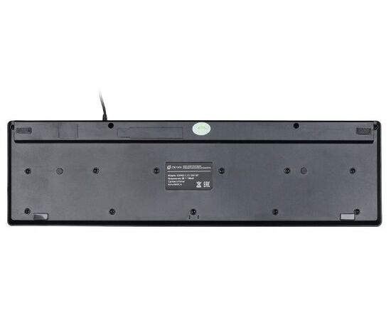  Клавиатура Oklick 520M2U черный/черный USB slim Multimedia 
